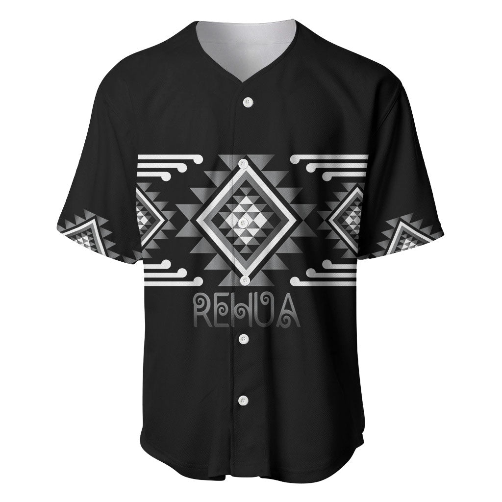 Aotearoa Atua Rehua Personalised Baseball Jersey Maori God Of Healing Taniko Motifs LT14 Grey - Polynesian Pride