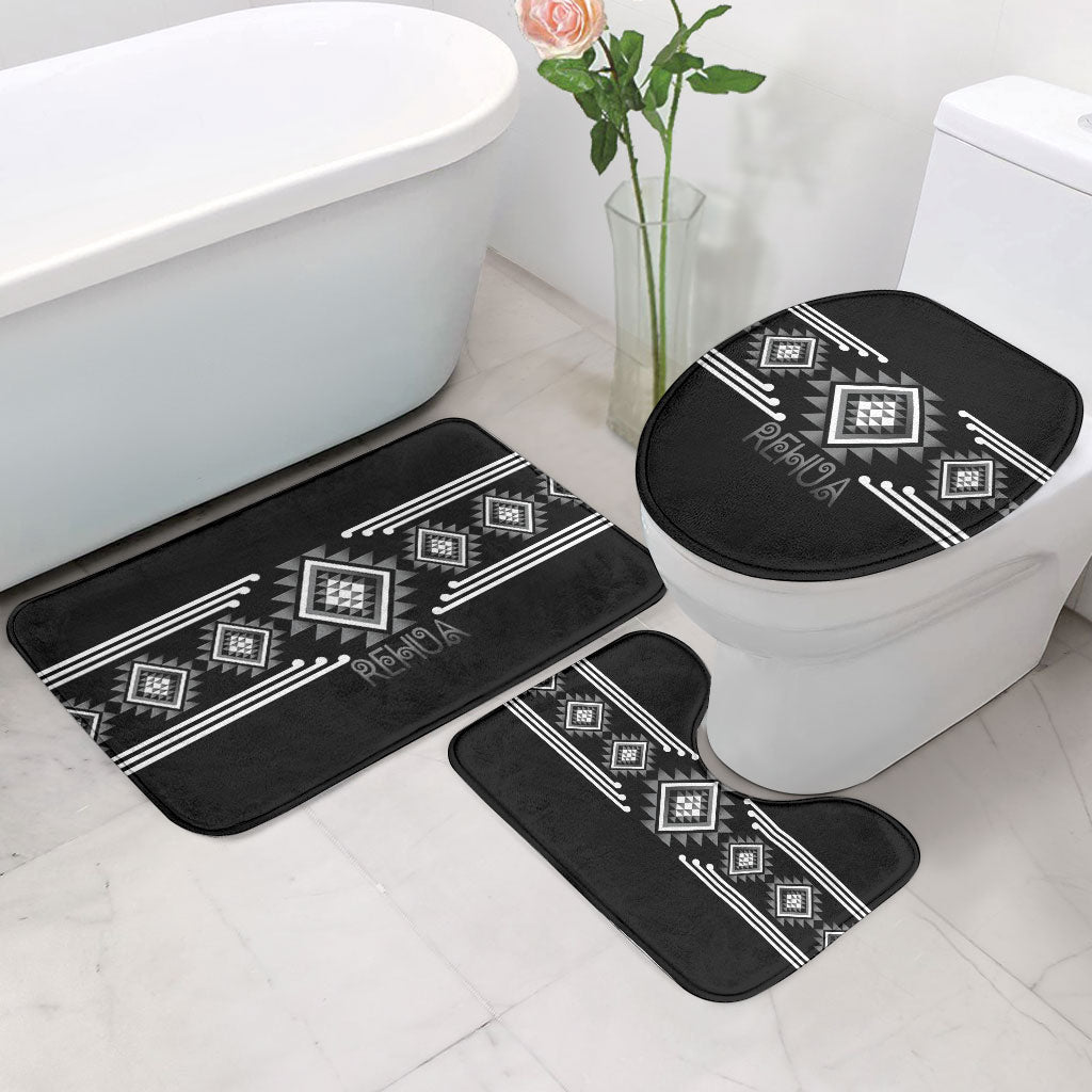 Aotearoa Atua Rehua Bathroom Set Maori God Of Healing Taniko Motifs LT14 - Polynesian Pride