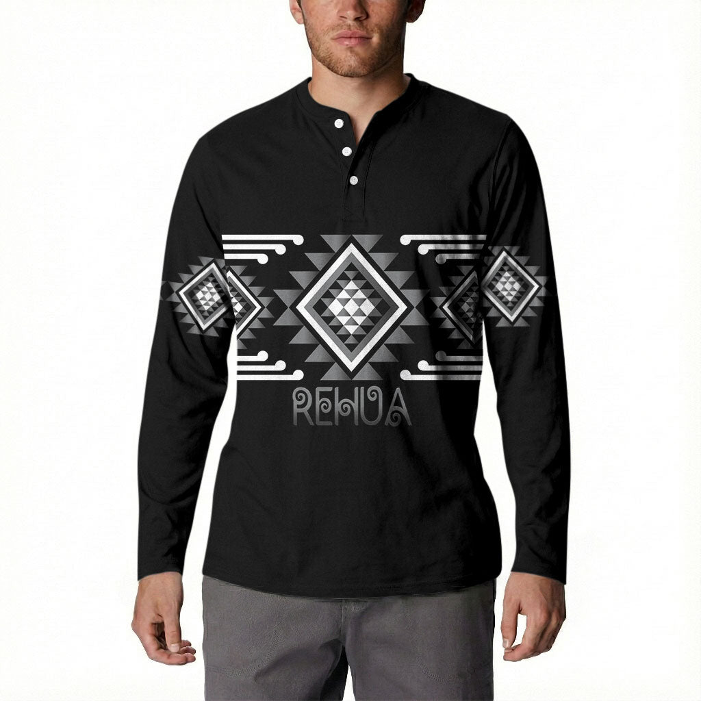 Aotearoa Atua Rehua Personalised Button Sweatshirt Maori God Of Healing Taniko Motifs LT14 - Polynesian Pride