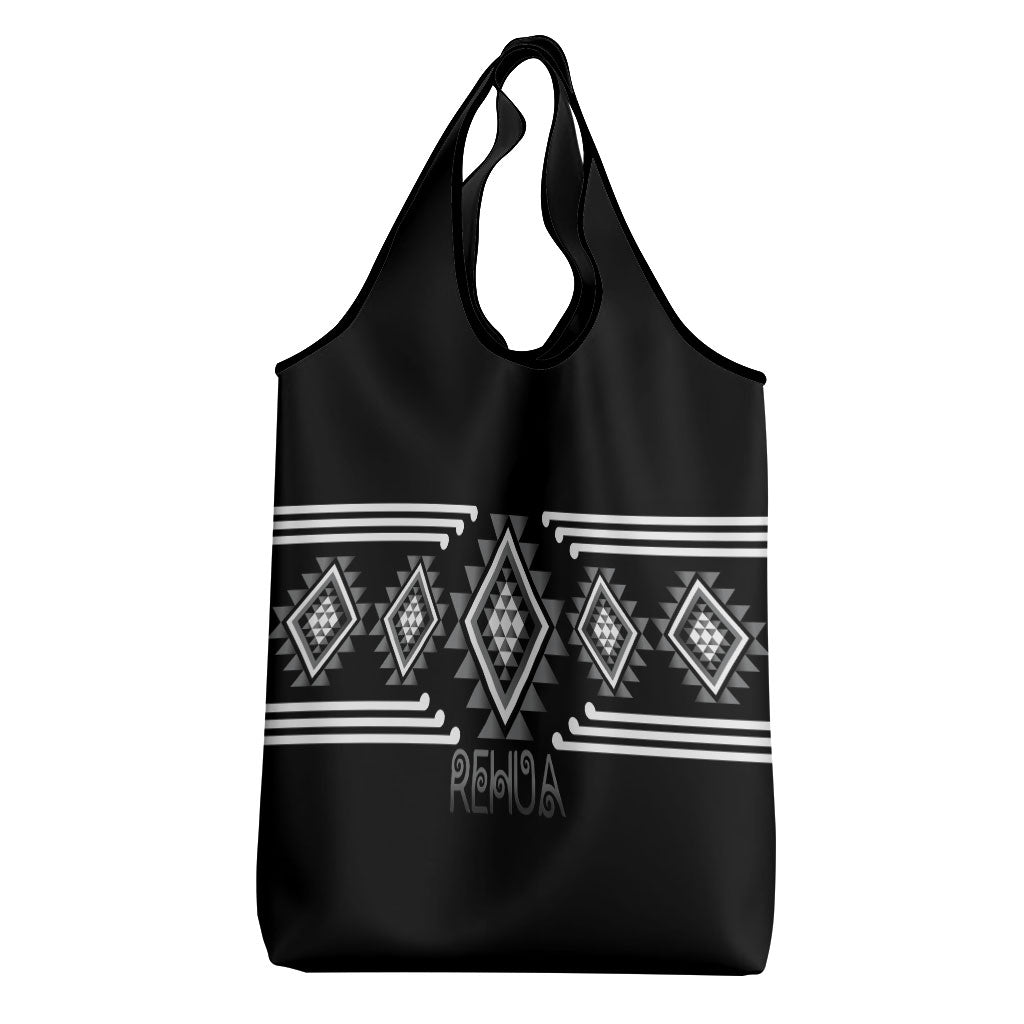 Aotearoa Atua Rehua Grocery Bag Maori God Of Healing Taniko Motifs LT14 - Polynesian Pride