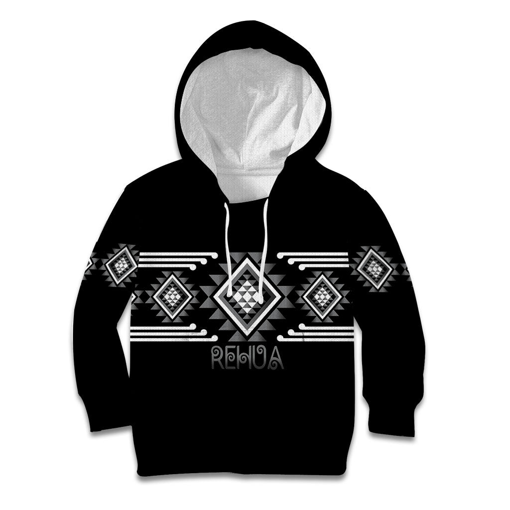 Aotearoa Atua Rehua Personalised Kid Hoodie Maori God Of Healing Taniko Motifs LT14 Hoodie Grey - Polynesian Pride