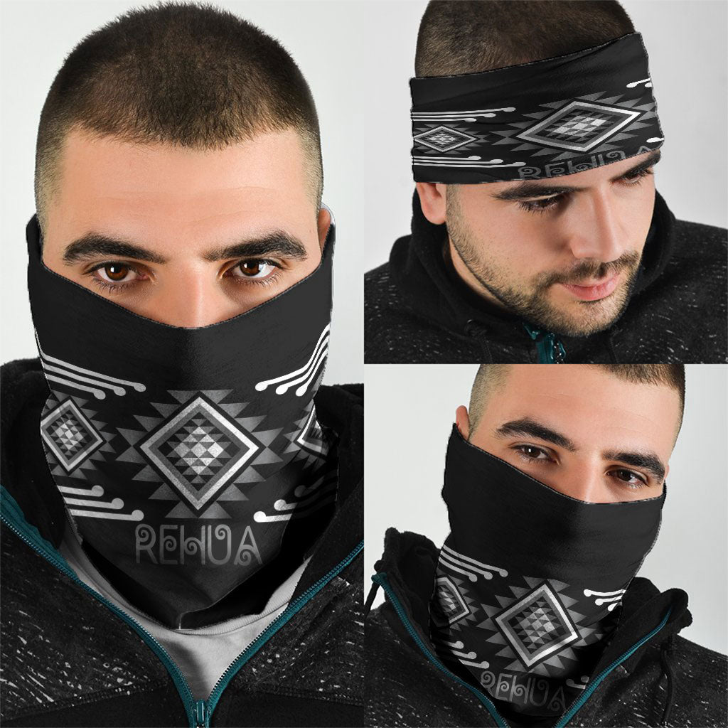 Aotearoa Atua Rehua Neck Gaiter Maori God Of Healing Taniko Motifs LT14 - Polynesian Pride