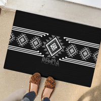 Aotearoa Atua Rehua Rubber Doormat Maori God Of Healing Taniko Motifs LT14 - Polynesian Pride