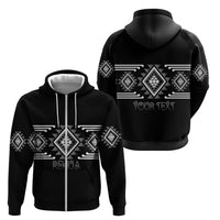 Aotearoa Atua Rehua Personalised Zip Hoodie Maori God Of Healing Taniko Motifs LT14 - Polynesian Pride
