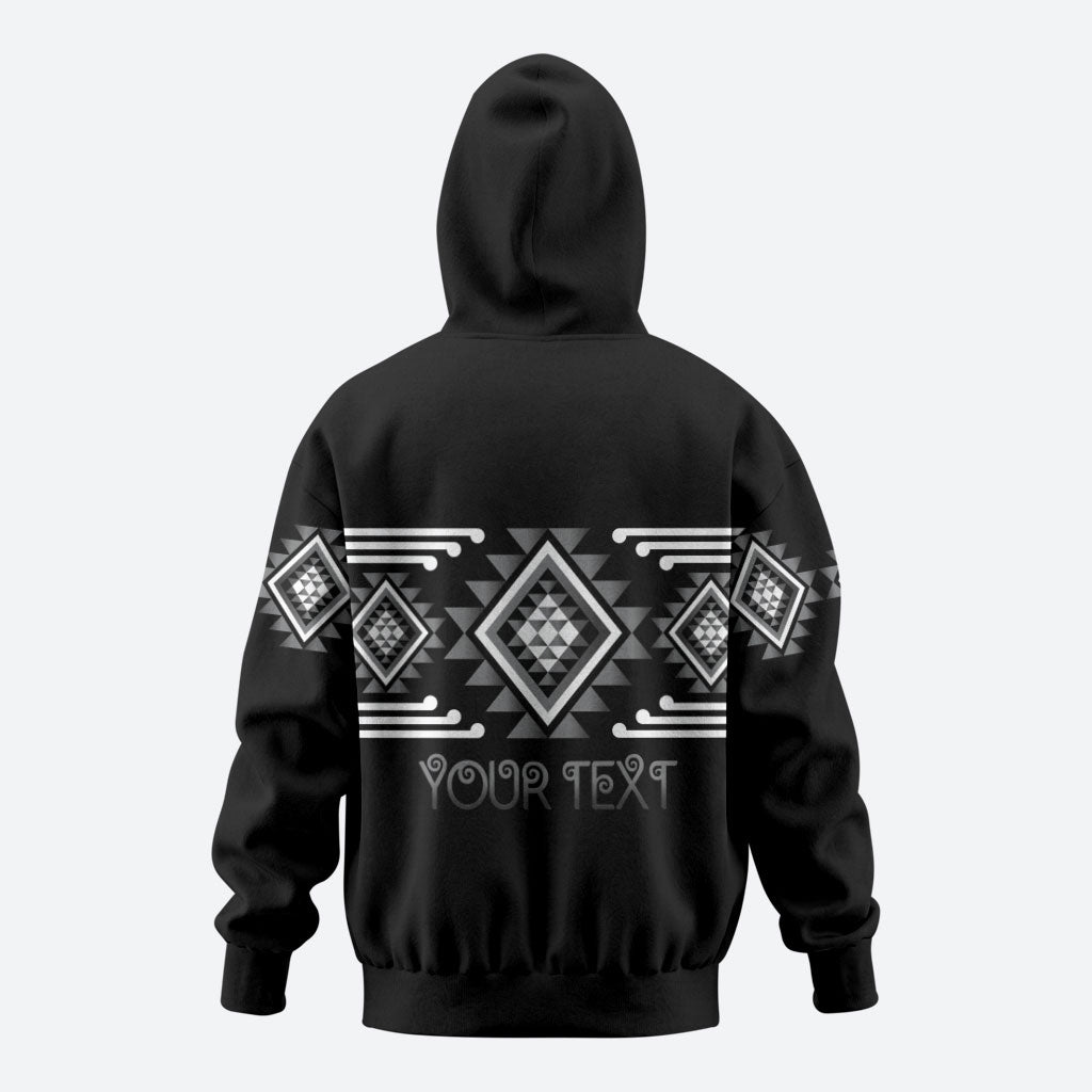 Aotearoa Atua Rehua Personalised Zip Hoodie Maori God Of Healing Taniko Motifs LT14 - Polynesian Pride
