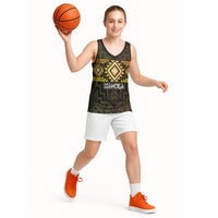 Aotearoa Atua Mahuika Personalised Basketball Jersey Maori Goddess Of Fire Taniko Motifs LT14 - Polynesian Pride