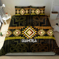 Aotearoa Atua Mahuika Bedding Set Maori Goddess Of Fire Taniko Motifs LT14 - Polynesian Pride