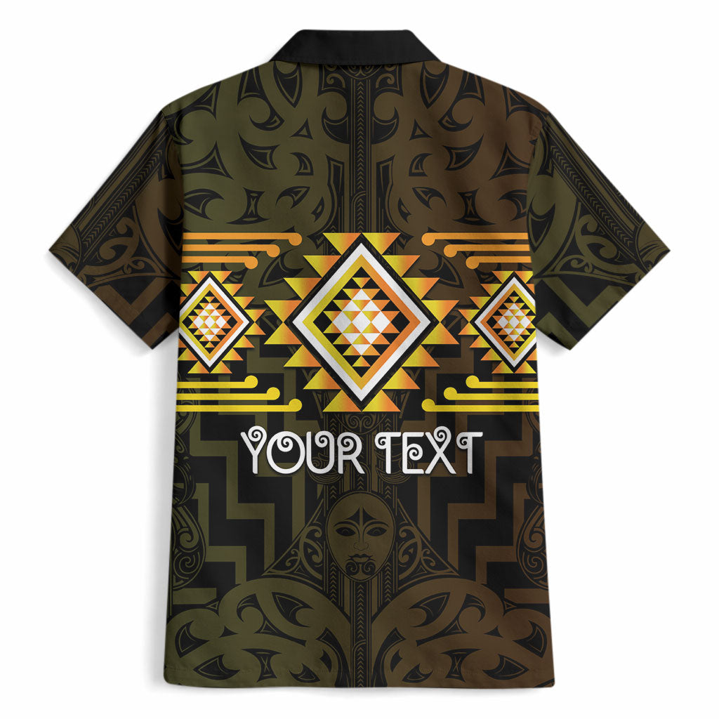 Aotearoa Atua Mahuika Personalised Hawaiian Shirt Maori Goddess Of Fire Taniko Motifs LT14 - Polynesian Pride