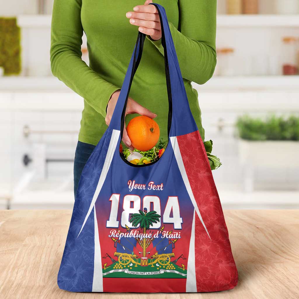 Personalized Haiti 1804 Grocery Bag Happy 221st Independence Anniversary