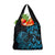 Blue Aoteara Horse Racing Grocery Bag NZ Maori Pattern
