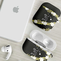 Born And Raised Aloha Hawaii AirPods Case Kanaka Kakau Hawaiian Tiare Pakalana Lei LT14 - Polynesian Pride
