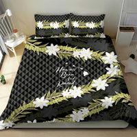Born And Raised Aloha Hawaii Bedding Set Kanaka Kakau Hawaiian Tiare Pakalana Lei LT14 - Polynesian Pride