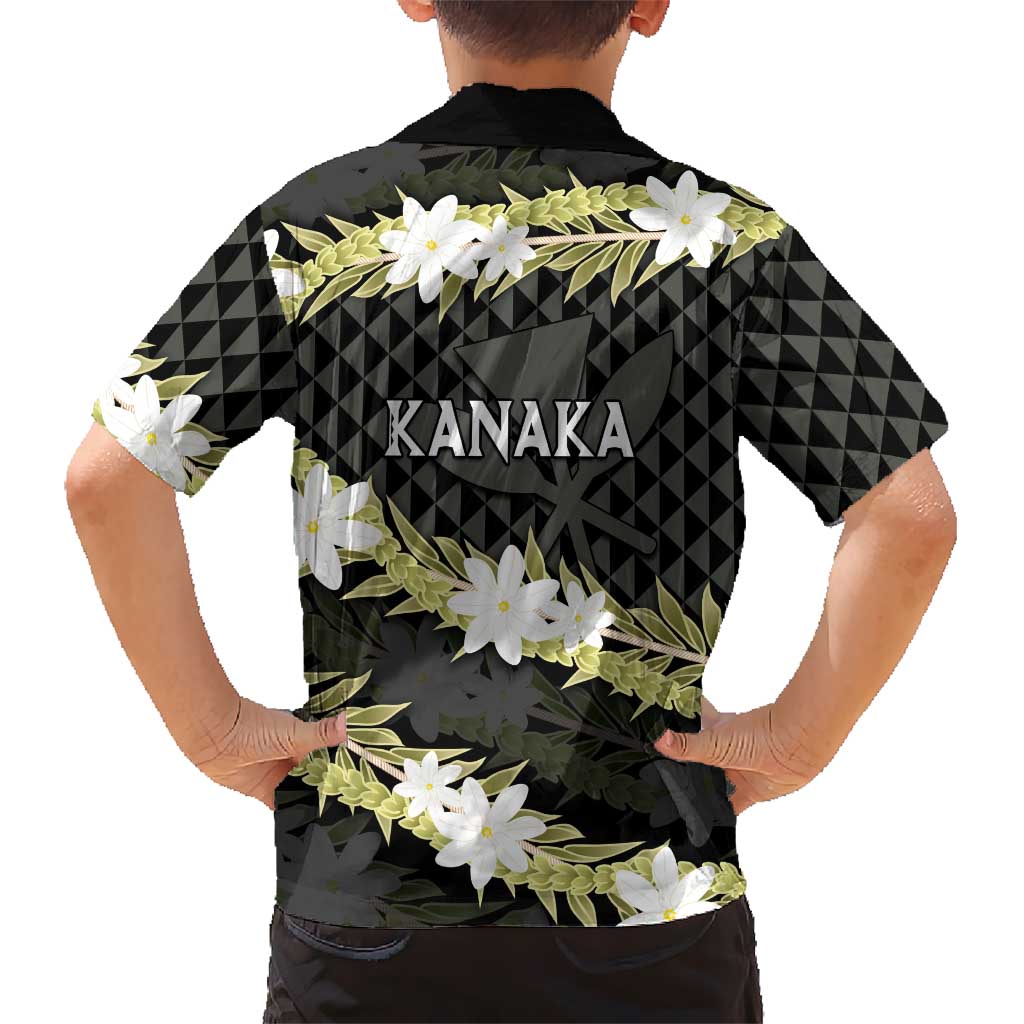 Born And Raised Aloha Hawaii Family Matching Short Sleeve Bodycon Dress and Hawaiian Shirt Kanaka Kakau Hawaiian Tiare Pakalana Lei LT14 - Polynesian Pride