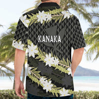 Born And Raised Aloha Hawaii Hawaiian Shirt Kanaka Kakau Hawaiian Tiare Pakalana Lei LT14 - Polynesian Pride