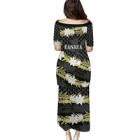 Born And Raised Aloha Hawaii Puletasi Kanaka Kakau Hawaiian Tiare Pakalana Lei LT14 - Polynesian Pride