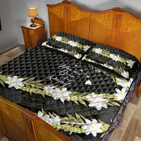 Born And Raised Aloha Hawaii Quilt Bed Set Kanaka Kakau Hawaiian Tiare Pakalana Lei LT14 - Polynesian Pride