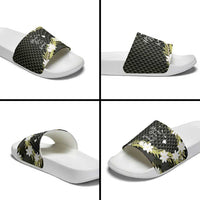 Born And Raised Aloha Hawaii Slide Sandals Kanaka Kakau Hawaiian Tiare Pakalana Lei LT14 - Polynesian Pride