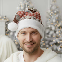 Red Hawaii Tiare and Shell Lei Christmas Santa Hat Hawaiian Palaka Luxury Vibes - Polynesian Pride