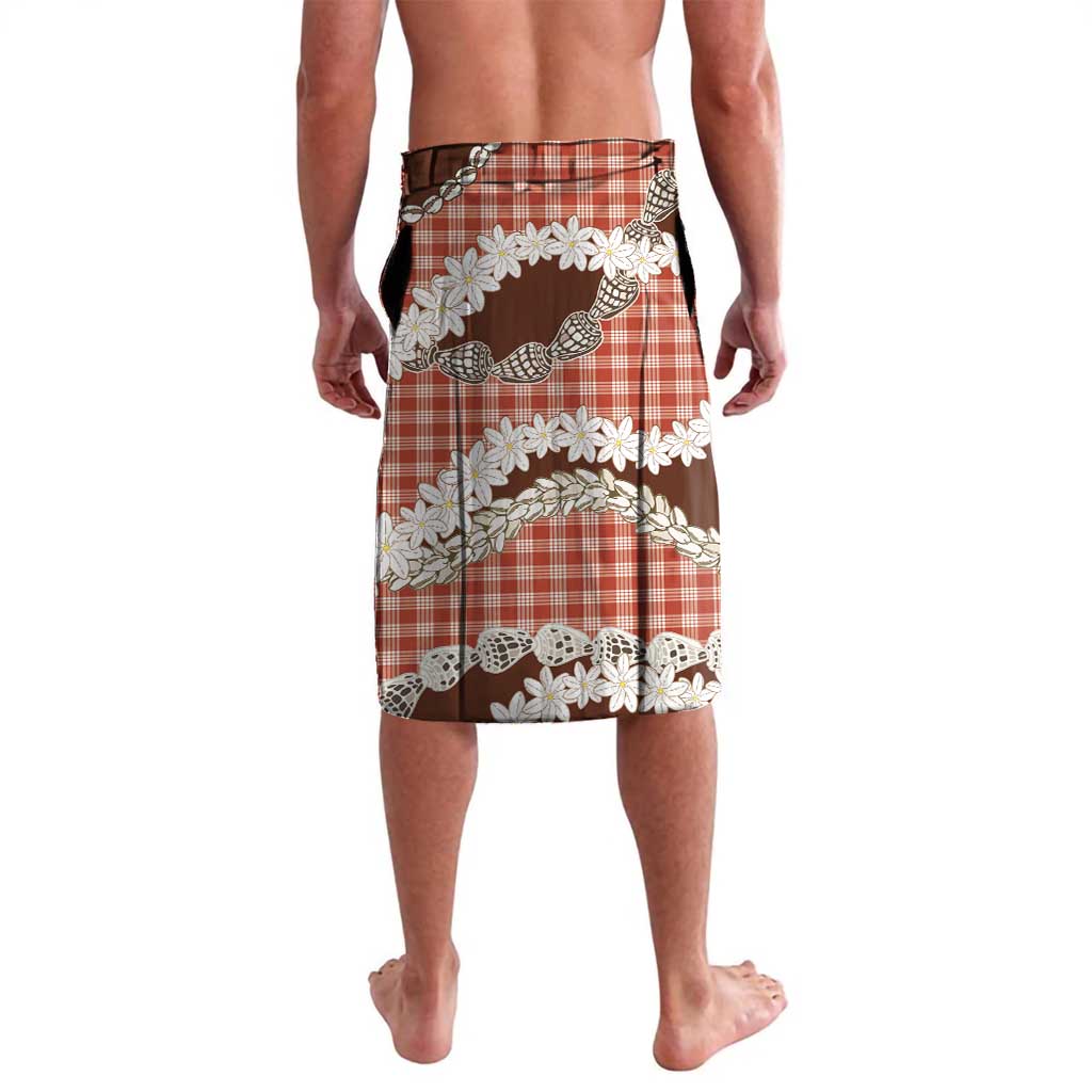 Red Hawaii Tiare and Shell Lei Lavalava Hawaiian Palaka Luxury Vibes - Polynesian Pride