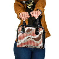 Red Hawaii Tiare and Shell Lei Shoulder Handbag Hawaiian Palaka Luxury Vibes LT14 One Size Red - Polynesian Pride