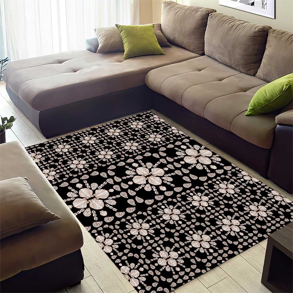 Aloha Hawaii Shell Quilt Area Rug Seamless Style - Polynesian Pride