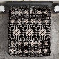 Aloha Hawaii Shell Quilt Bedding Set Seamless Style LT14 Black - Polynesian Pride