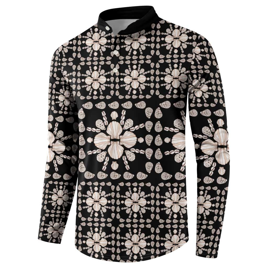 Aloha Hawaii Shell Quilt Button Sweatshirt Seamless Style LT14 - Polynesian Pride