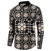 Aloha Hawaii Shell Quilt Button Sweatshirt Seamless Style LT14 - Polynesian Pride