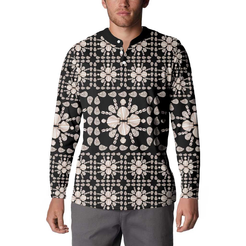 Aloha Hawaii Shell Quilt Button Sweatshirt Seamless Style LT14 - Polynesian Pride