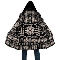 Aloha Hawaii Shell Quilt Cloak Seamless Style LT14 Unisex Black - Polynesian Pride
