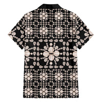 Aloha Hawaii Shell Quilt Family Matching Mermaid Dress and Hawaiian Shirt Seamless Style LT14 - Polynesian Pride
