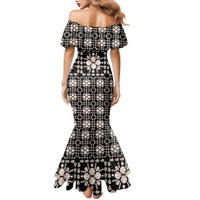 Aloha Hawaii Shell Quilt Family Matching Mermaid Dress and Hawaiian Shirt Seamless Style LT14 - Polynesian Pride
