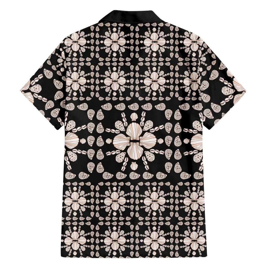 Aloha Hawaii Shell Quilt Family Matching Tank Maxi Dress and Hawaiian Shirt Seamless Style - Polynesian Pride