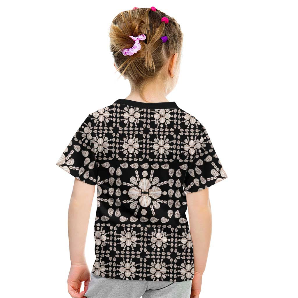 Aloha Hawaii Shell Quilt Kid T Shirt Seamless Style - Polynesian Pride