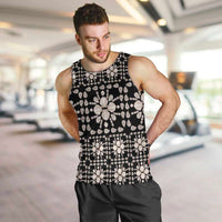 Aloha Hawaii Shell Quilt Men Tank Top Seamless Style - Polynesian Pride