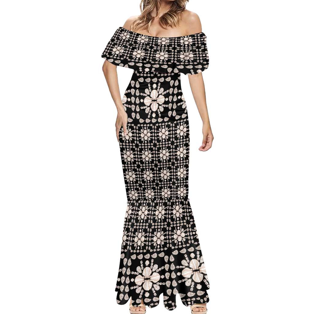 Aloha Hawaii Shell Quilt Mermaid Dress Seamless Style LT14 - Polynesian Pride