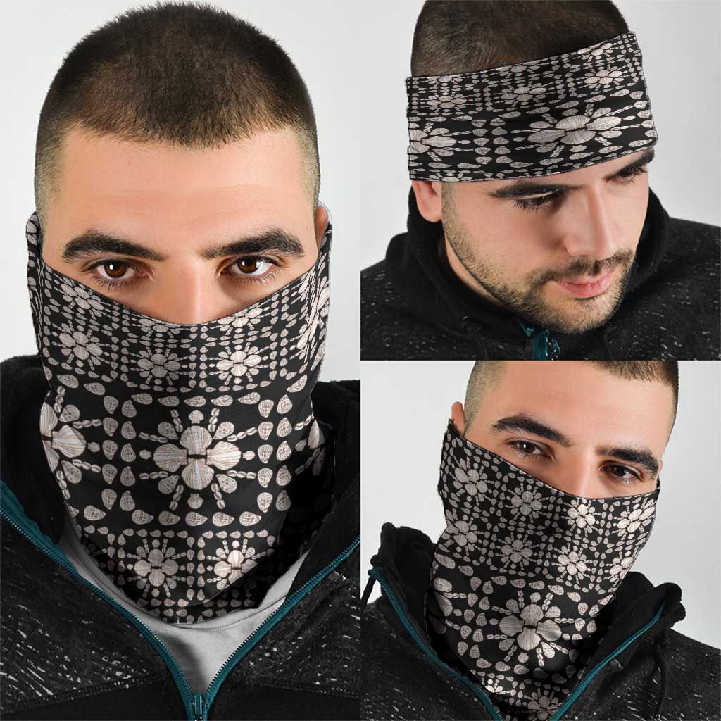 Aloha Hawaii Shell Quilt Neck Gaiter Seamless Style - Polynesian Pride