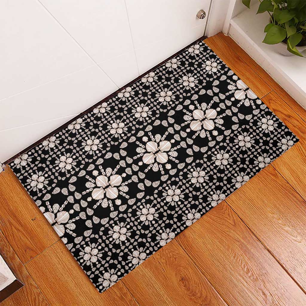 Aloha Hawaii Shell Quilt Rubber Doormat Seamless Style LT14 - Polynesian Pride