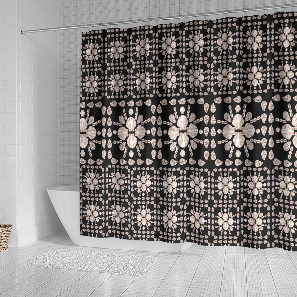 Aloha Hawaii Shell Quilt Shower Curtain Seamless Style LT14 - Polynesian Pride