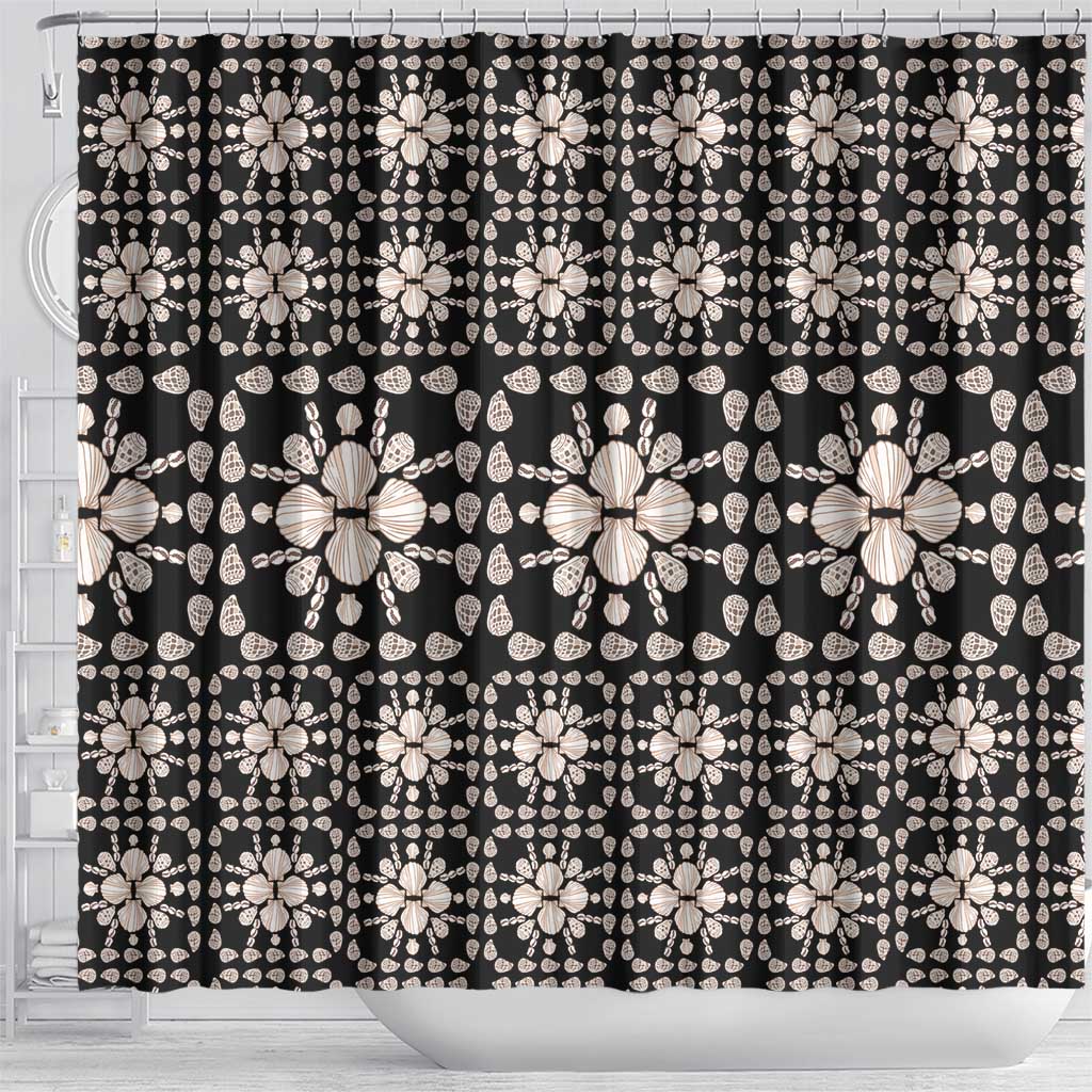 Aloha Hawaii Shell Quilt Shower Curtain Seamless Style LT14 - Polynesian Pride