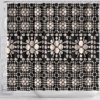 Aloha Hawaii Shell Quilt Shower Curtain Seamless Style LT14 - Polynesian Pride