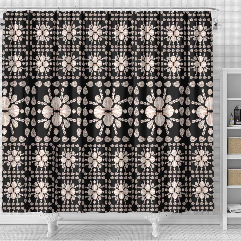 Aloha Hawaii Shell Quilt Shower Curtain Seamless Style LT14 - Polynesian Pride