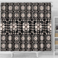 Aloha Hawaii Shell Quilt Shower Curtain Seamless Style LT14 - Polynesian Pride