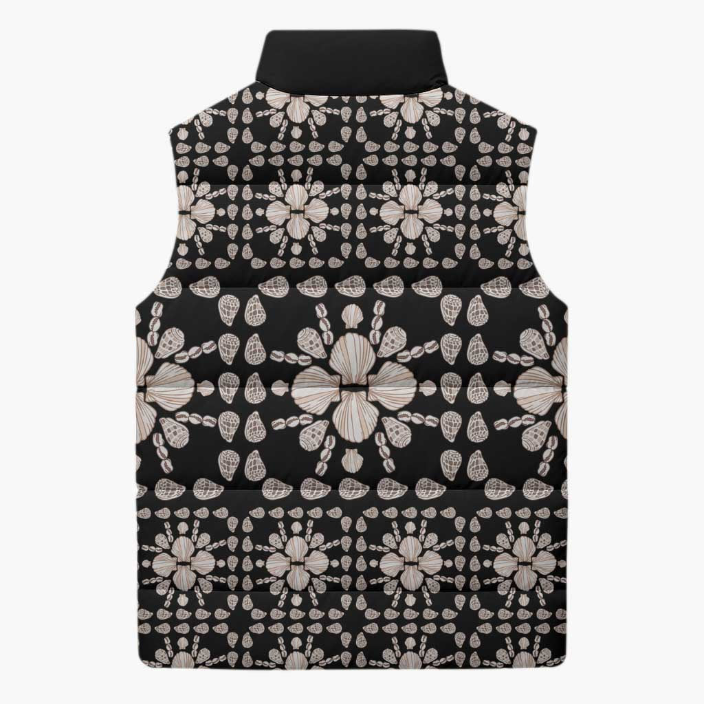 Aloha Hawaii Shell Quilt Sleeveless Puffer Jacket Seamless Style LT14 - Polynesian Pride