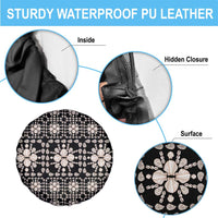 Aloha Hawaii Shell Quilt Spare Tire Cover Seamless Style - Polynesian Pride
