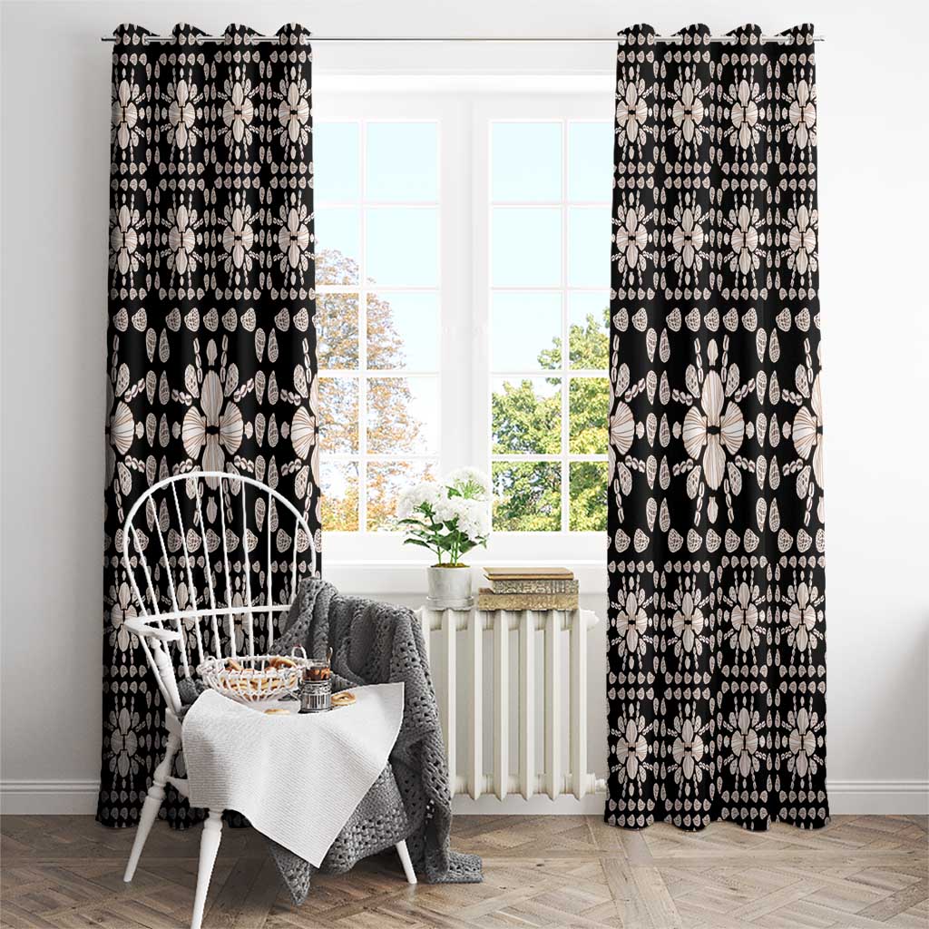 Aloha Hawaii Shell Quilt Window Curtain Seamless Style LT14 - Polynesian Pride