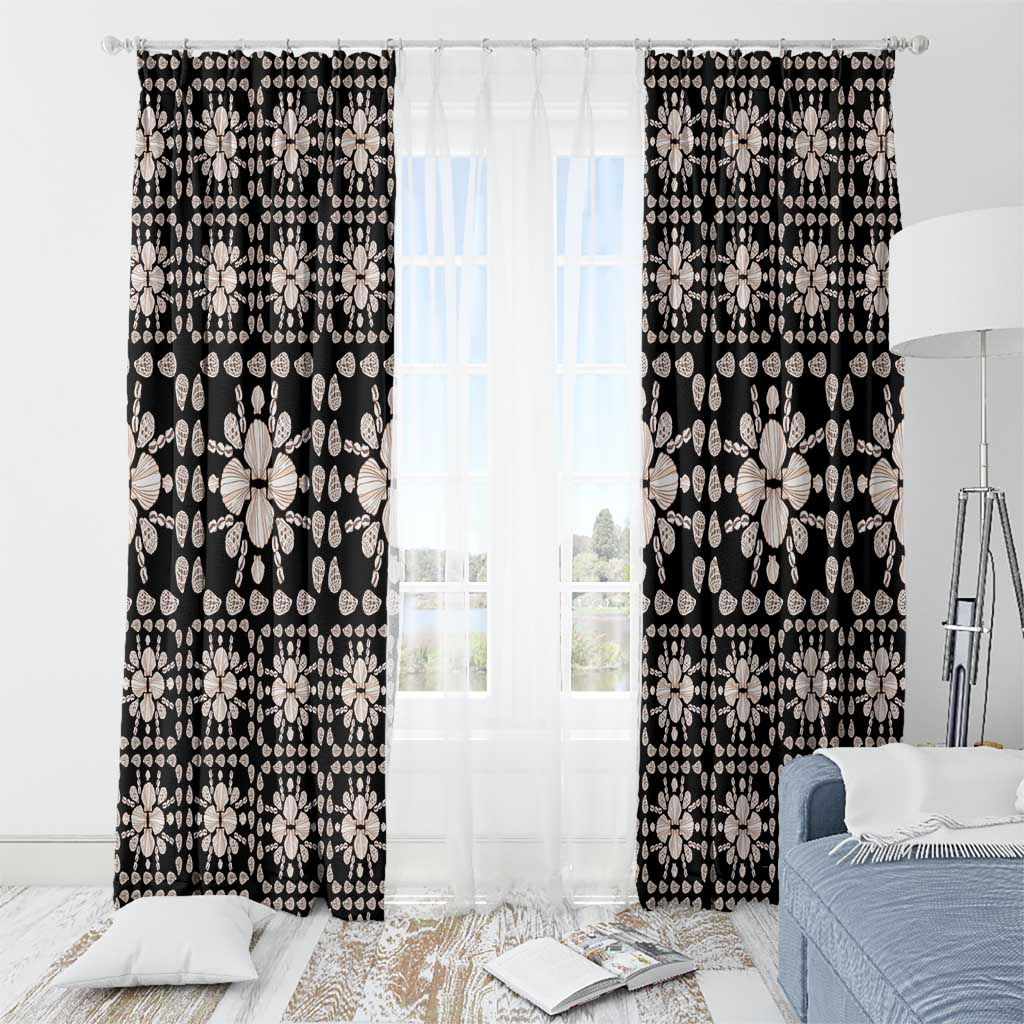 Aloha Hawaii Shell Quilt Window Curtain Seamless Style LT14 - Polynesian Pride