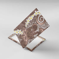 Mocha Mousse Polynesian Tribal Frangipani Tropical Vibe Canvas Wall Art LT14 With Frame Mocha Mousse - Polynesian Pride