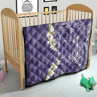 Violet Polynesian Tribal Frangipani Tropical Vibe Quilt LT14 - Polynesian Pride
