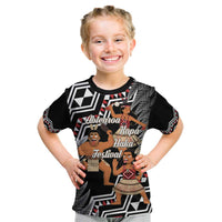 Aotearoa Kapa Haka Kid T Shirt 2025 Festival - Traditional Maori Dance LT14 Black - Polynesian Pride